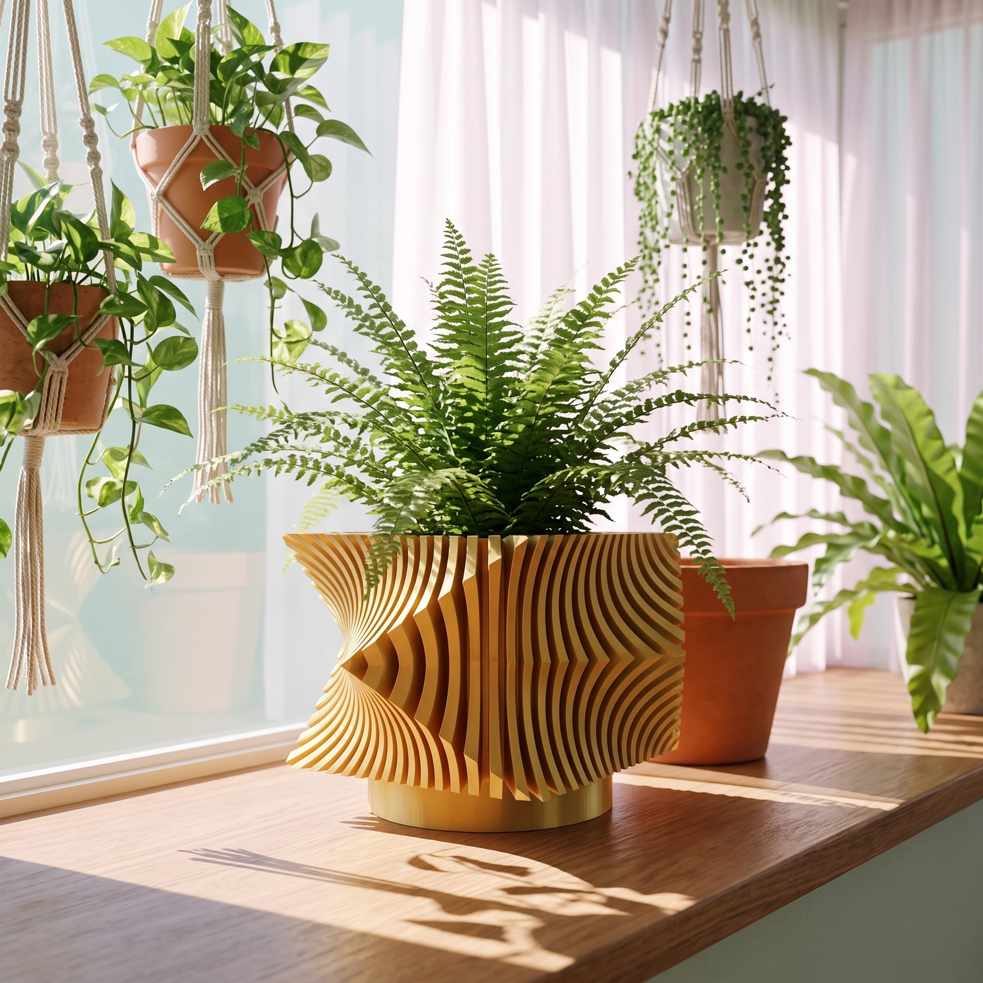 Space Age Brixel Planter