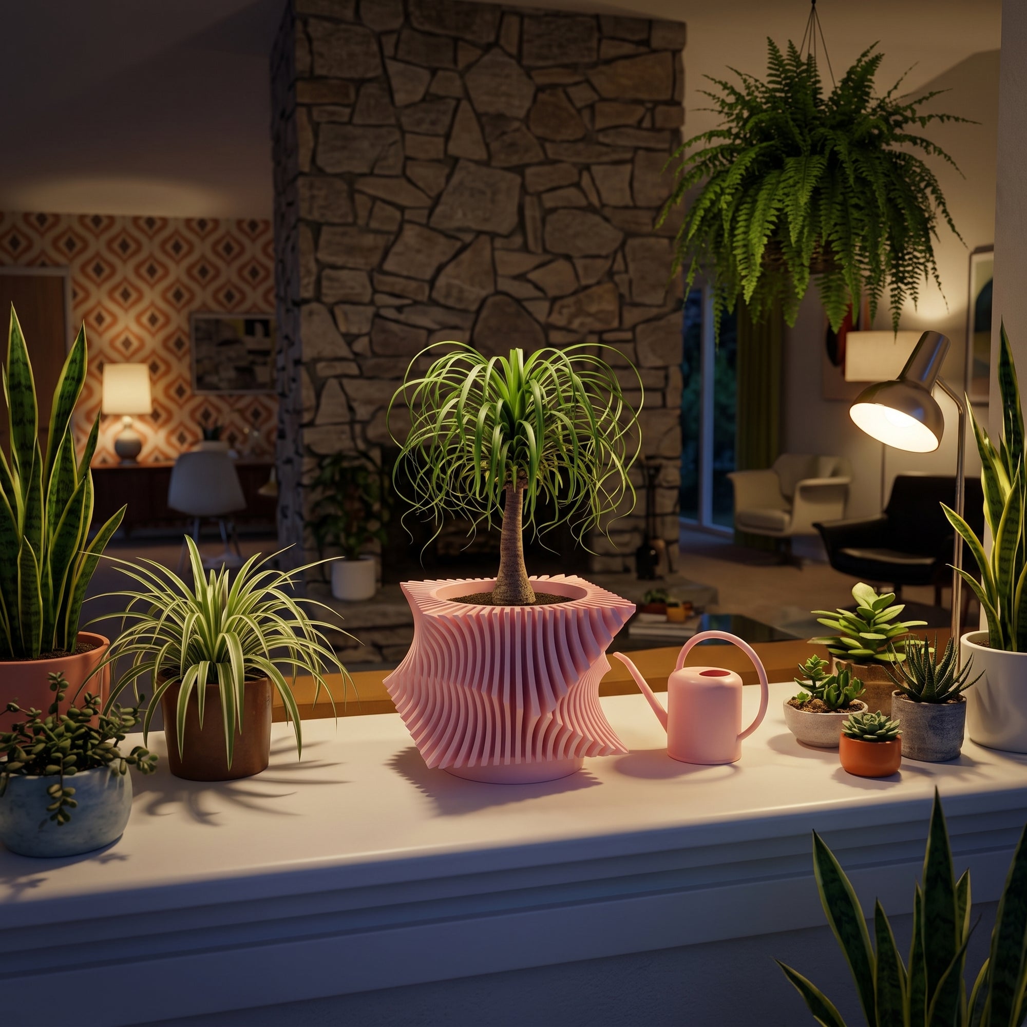 Space Age Brixel Planter