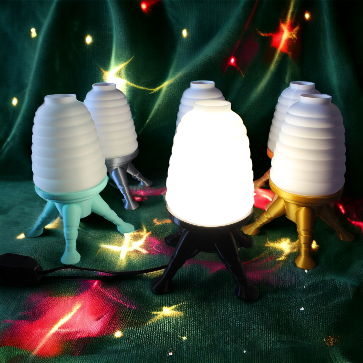 Space Age Sci-Fi Hive Lamp