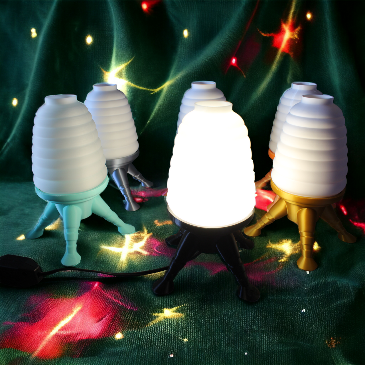 Space Age Sci-Fi Hive Lamp