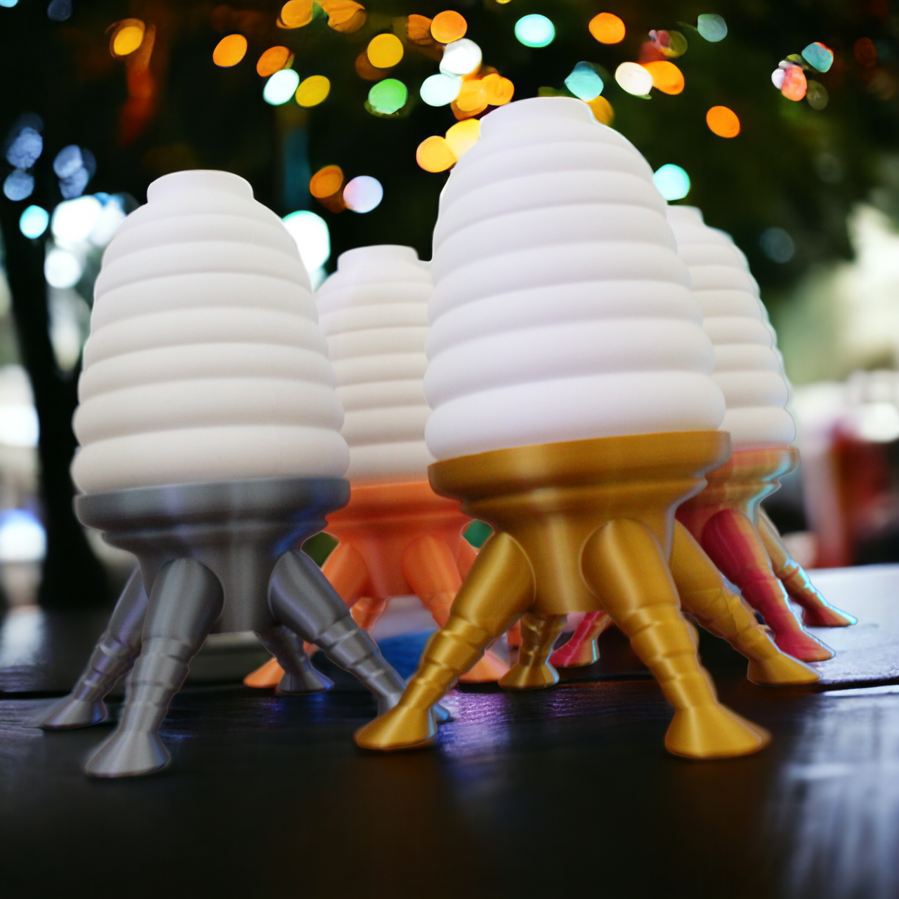 Space Age Sci-Fi Hive Lamp