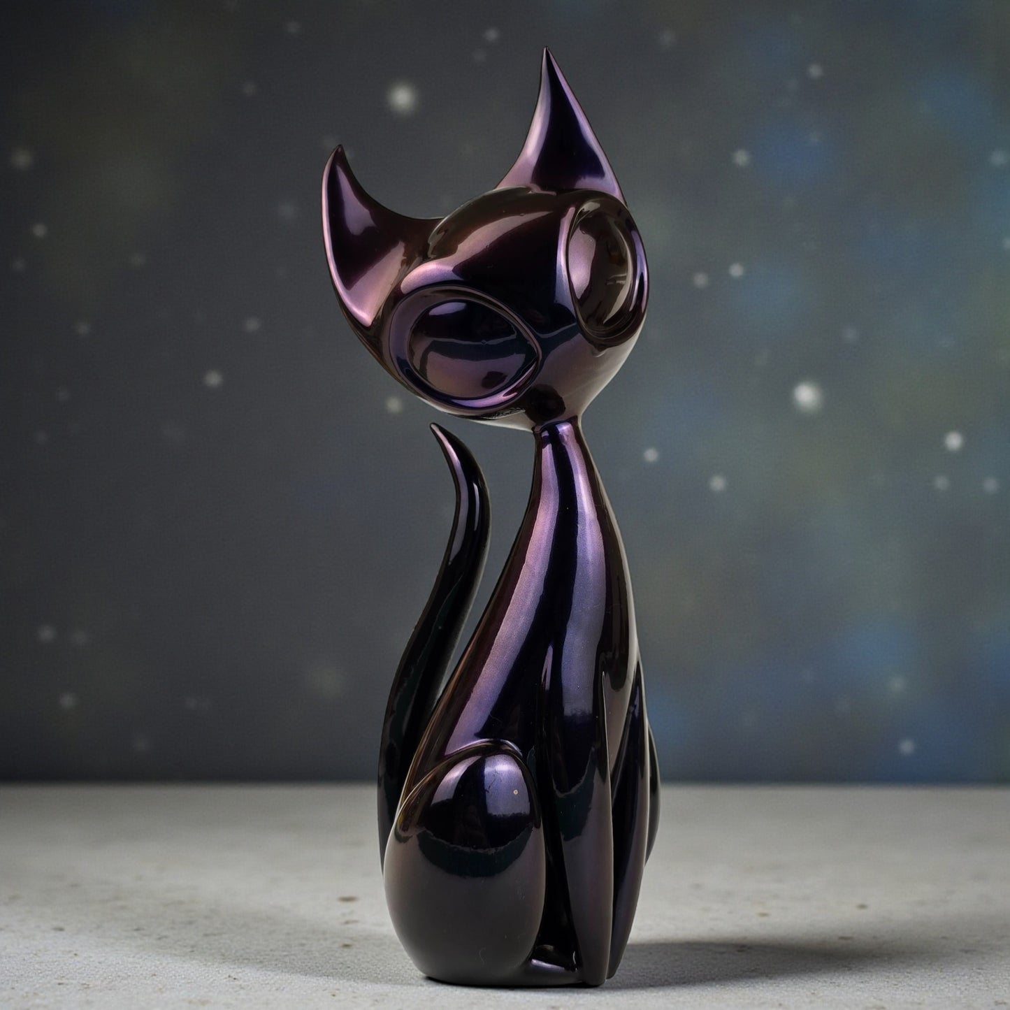 Atomic Cat MIDNIGHT GALACTIC ABYSS PlasmaGloss Sculpture