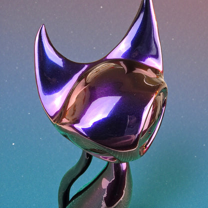 Atomic Cat MIDNIGHT GALACTIC ABYSS PlasmaGloss Sculpture