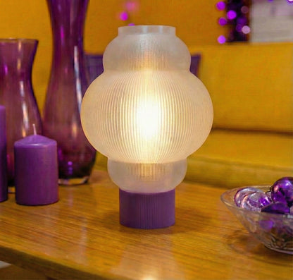 Obsidian Space Age Custom Lamp