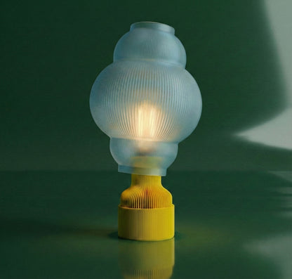 Obsidian Space Age Custom Lamp