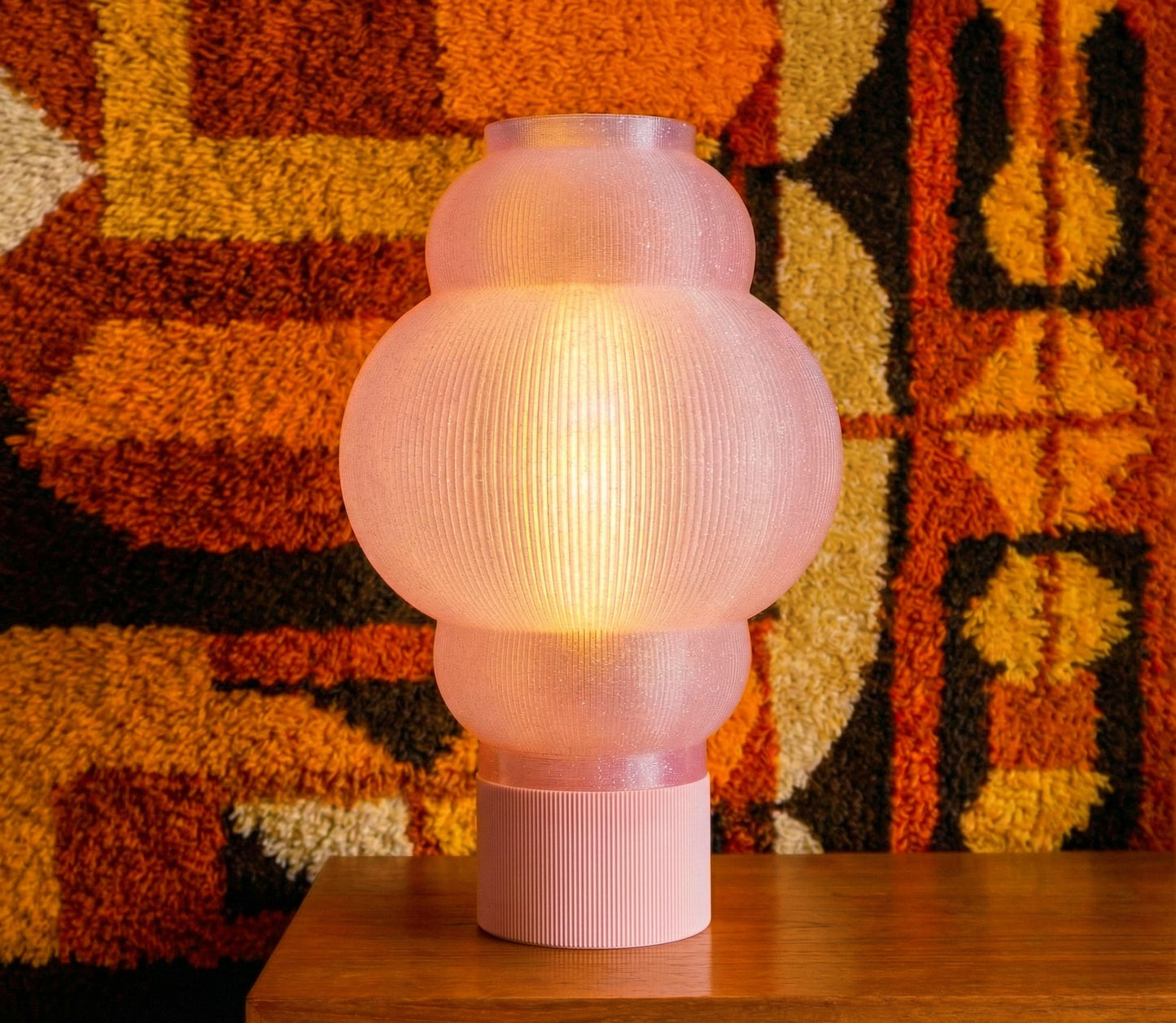 Obsidian Space Age Custom Lamp