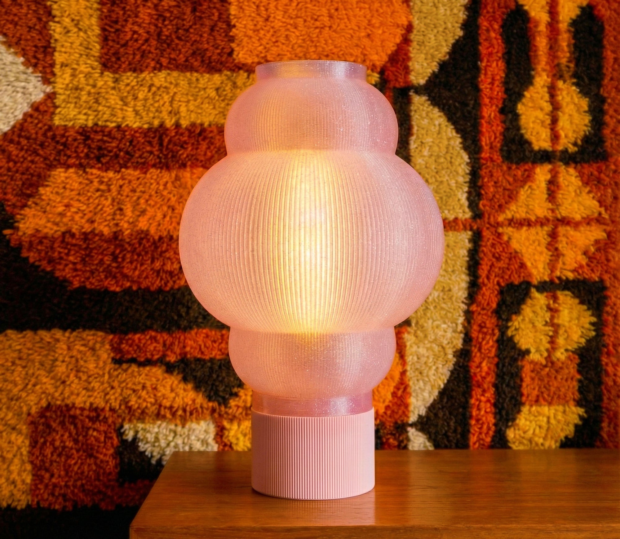 Obsidian Space Age Custom Lamp