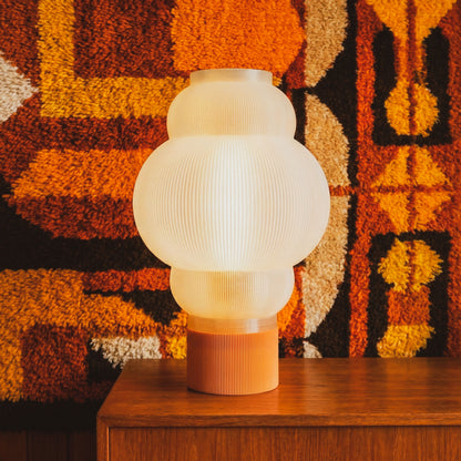 Obsidian Space Age Custom Lamp