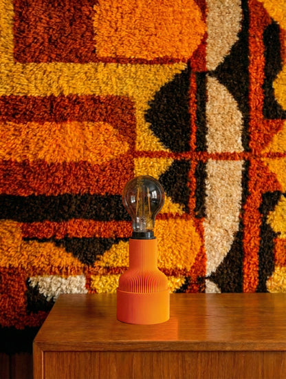 Obsidian Space Age Custom Lamp