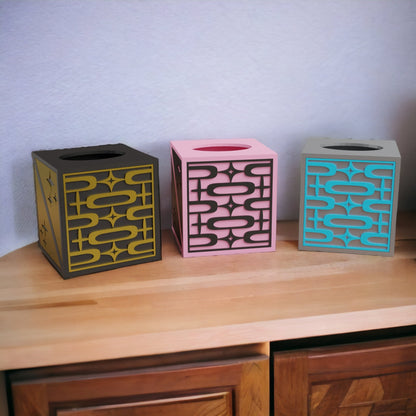Atomic Ovals Tissue Box Cover