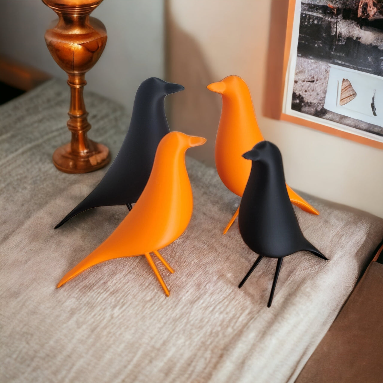 MCM Minimalist Bird Family (Set of 2)