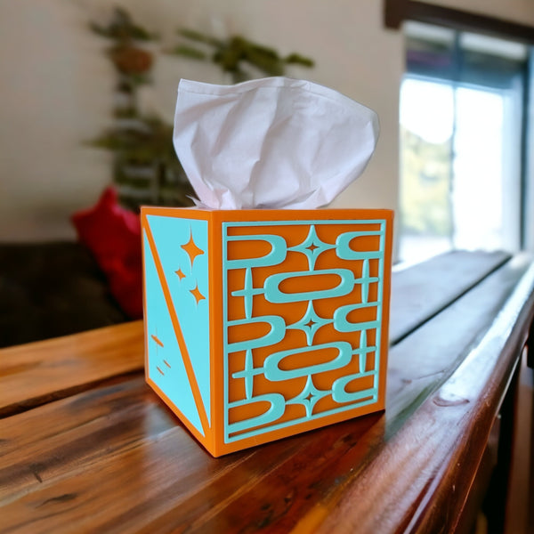 Atomic Ovals Tissue Box Cover