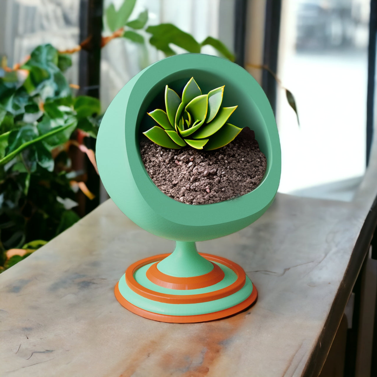 Nebula Nest Space Age Chair Planter