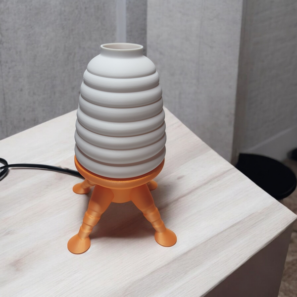 ORANGE Space Age Sci-Fi Hive Lamp DISCOUNTED