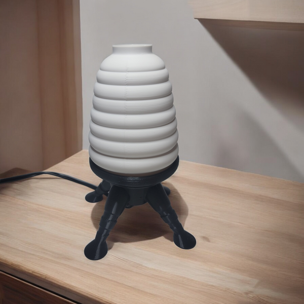 BLACK Space Age Sci-Fi Hive Lamp DISCOUNTED