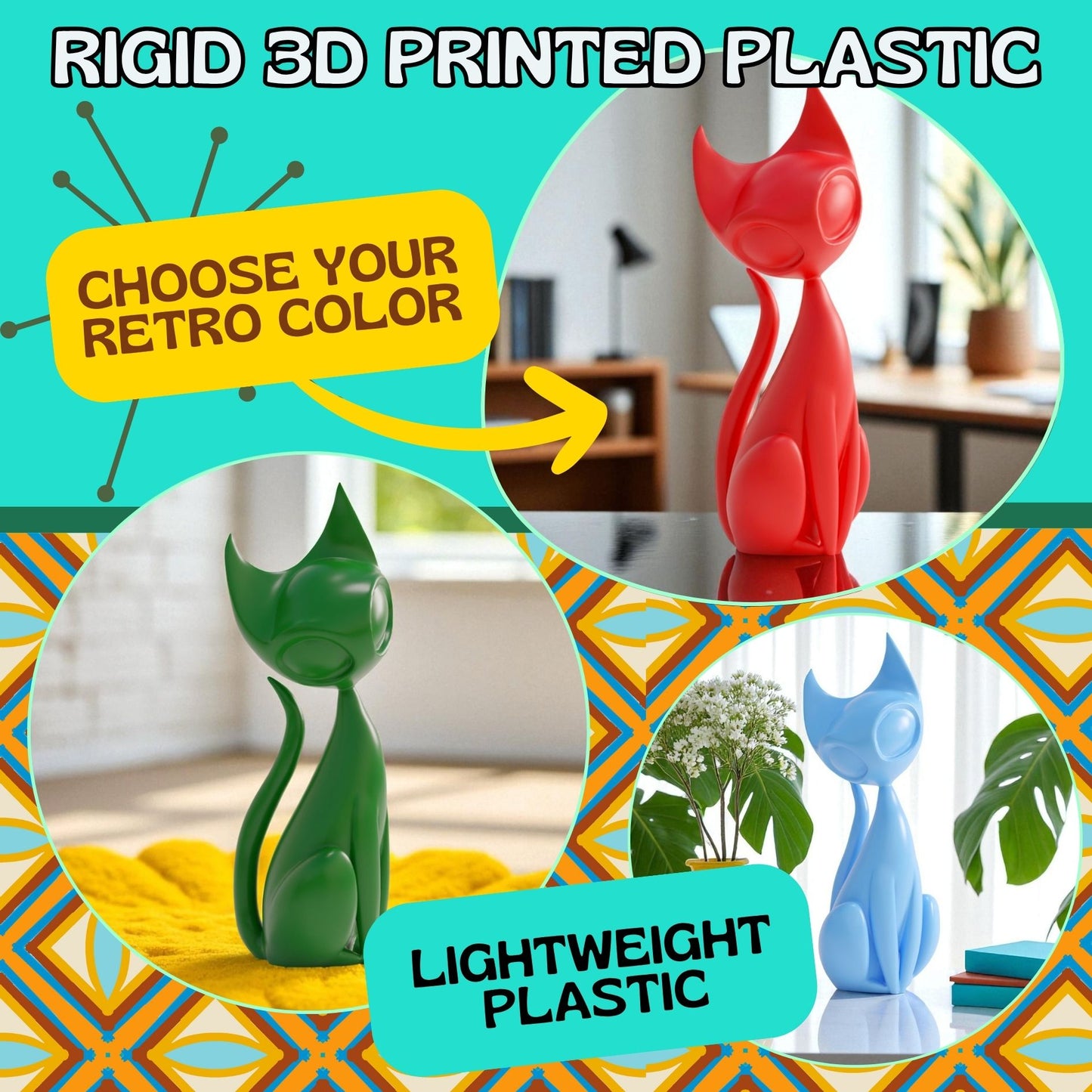 Atomic Cat Sculpture