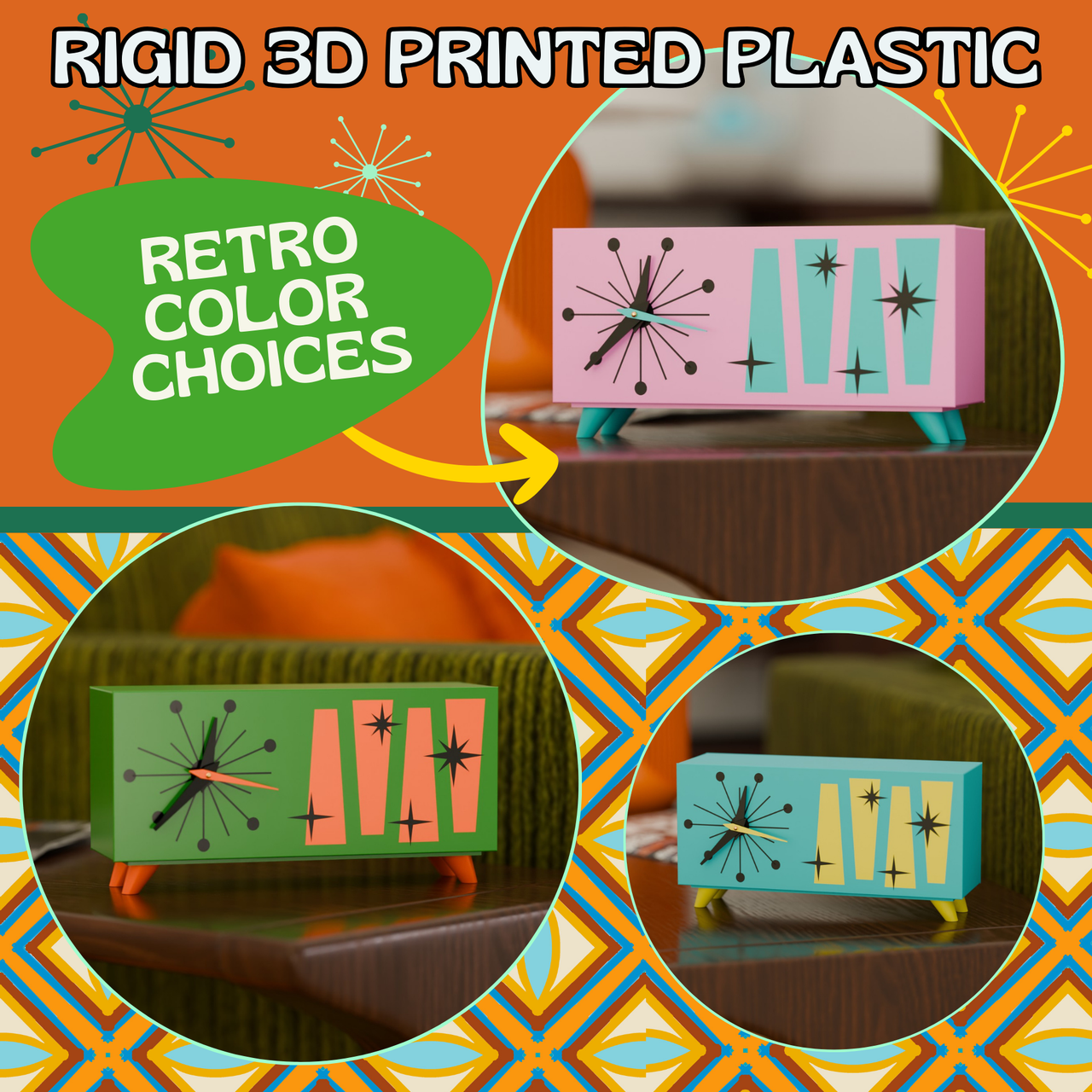 Cosmic Starburst Clock