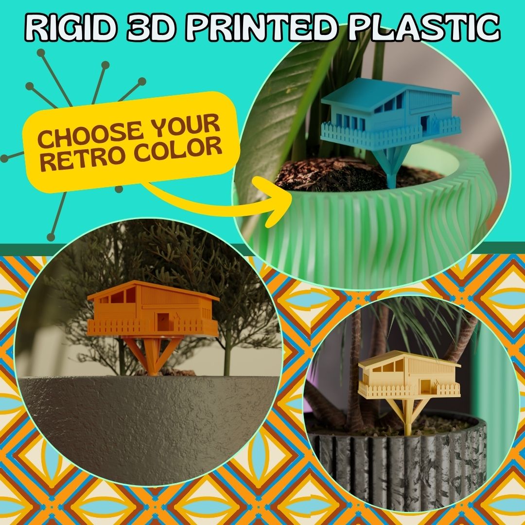 Mini Mid Century Modern Plant Stake Crestwood Tree House