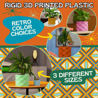 Joxel Space Age Retro Wavy Planter