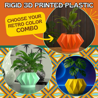 Astrelle Space Age Retro Minimalist Planter