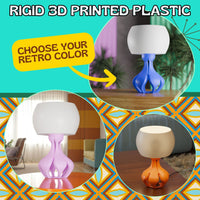 Yunari Retro Futuristic Lamp Mid Century Modern