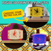 StarCrest Mid Century Modern Space Age Desk Clock