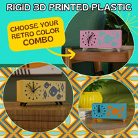 Atomic Fish Mid-Century Modern Atomic Space-Age Clock