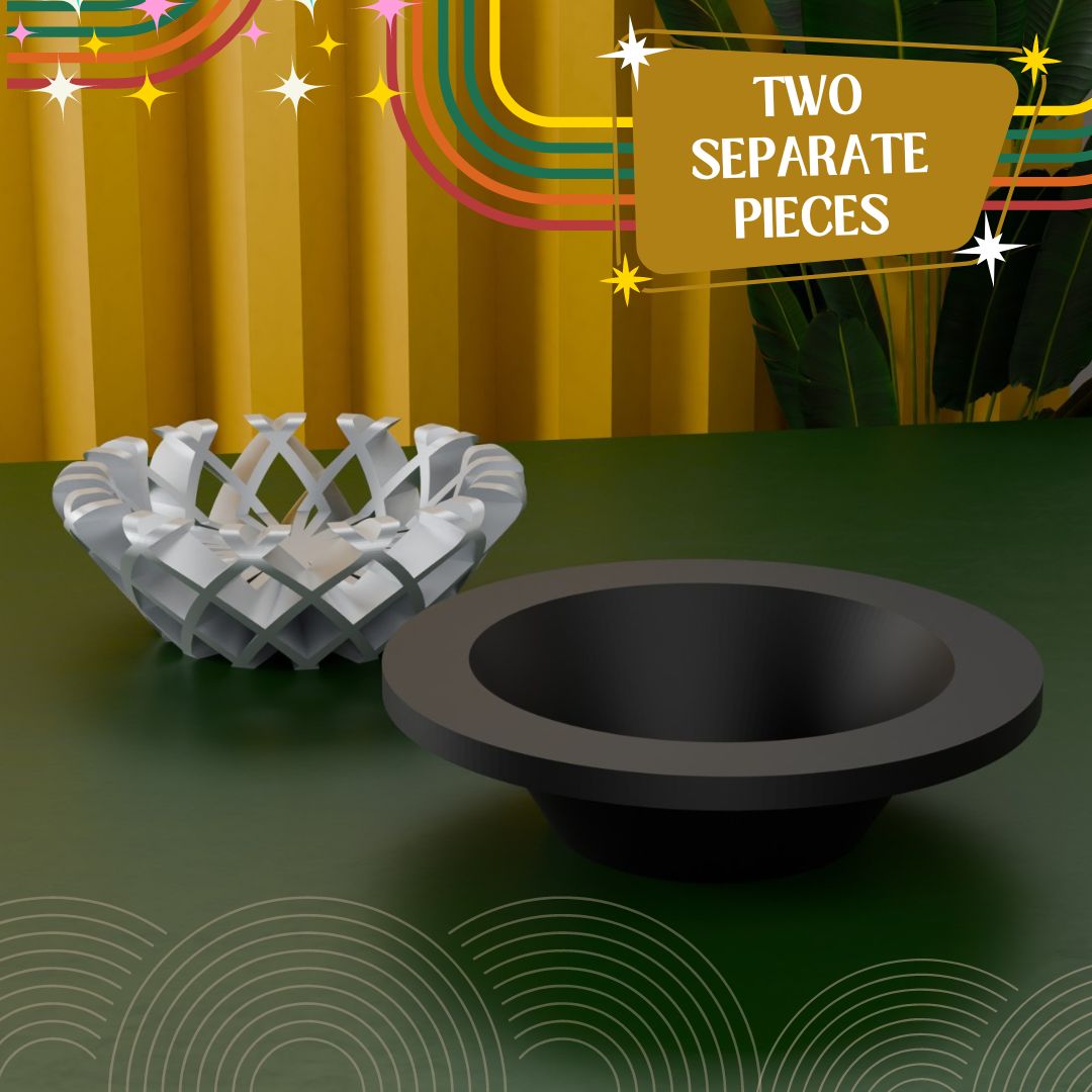 Retro Minimalist Space Age Nova Nest Decorative Bowl