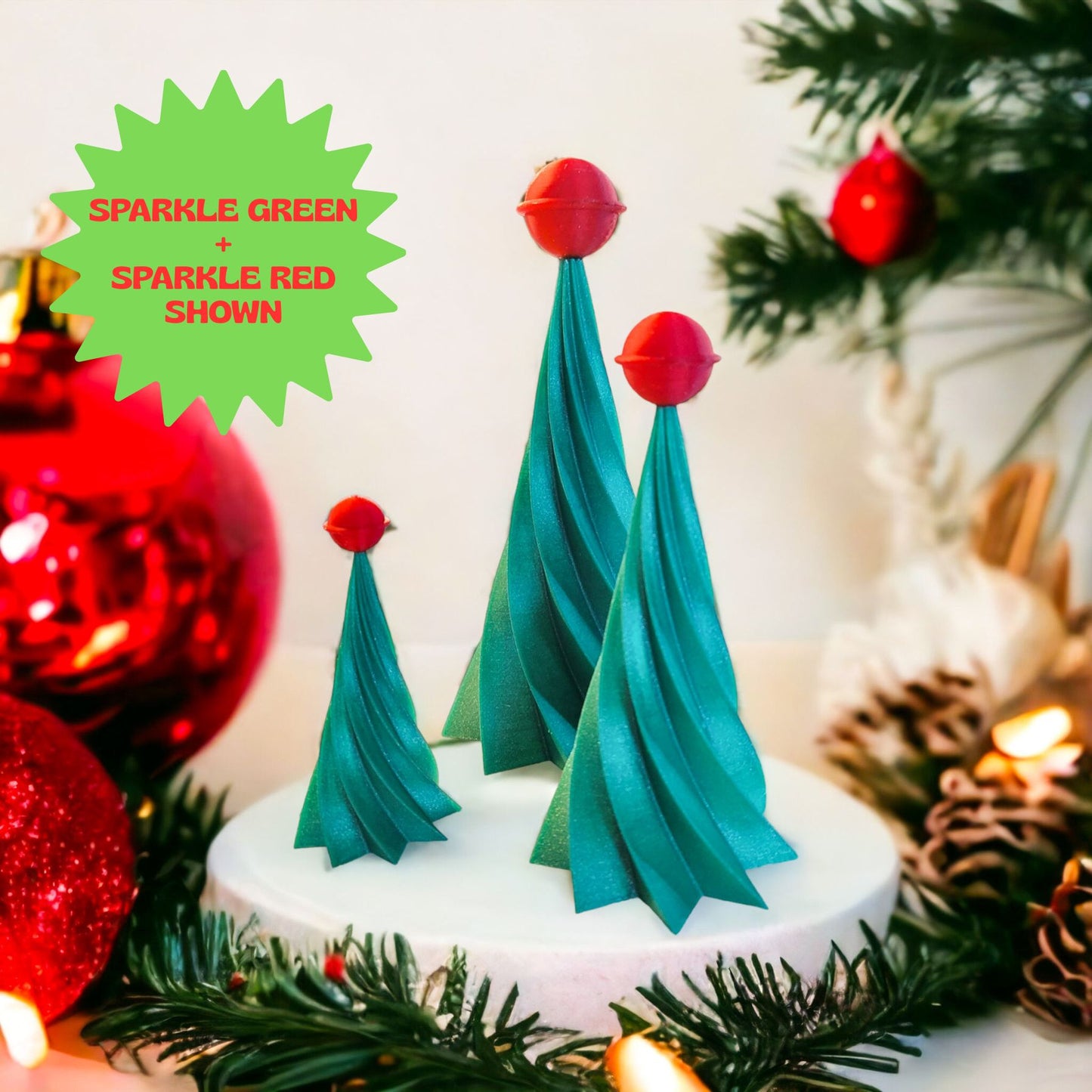 Midcentury Modern Space Age Inspired Holiday Trees