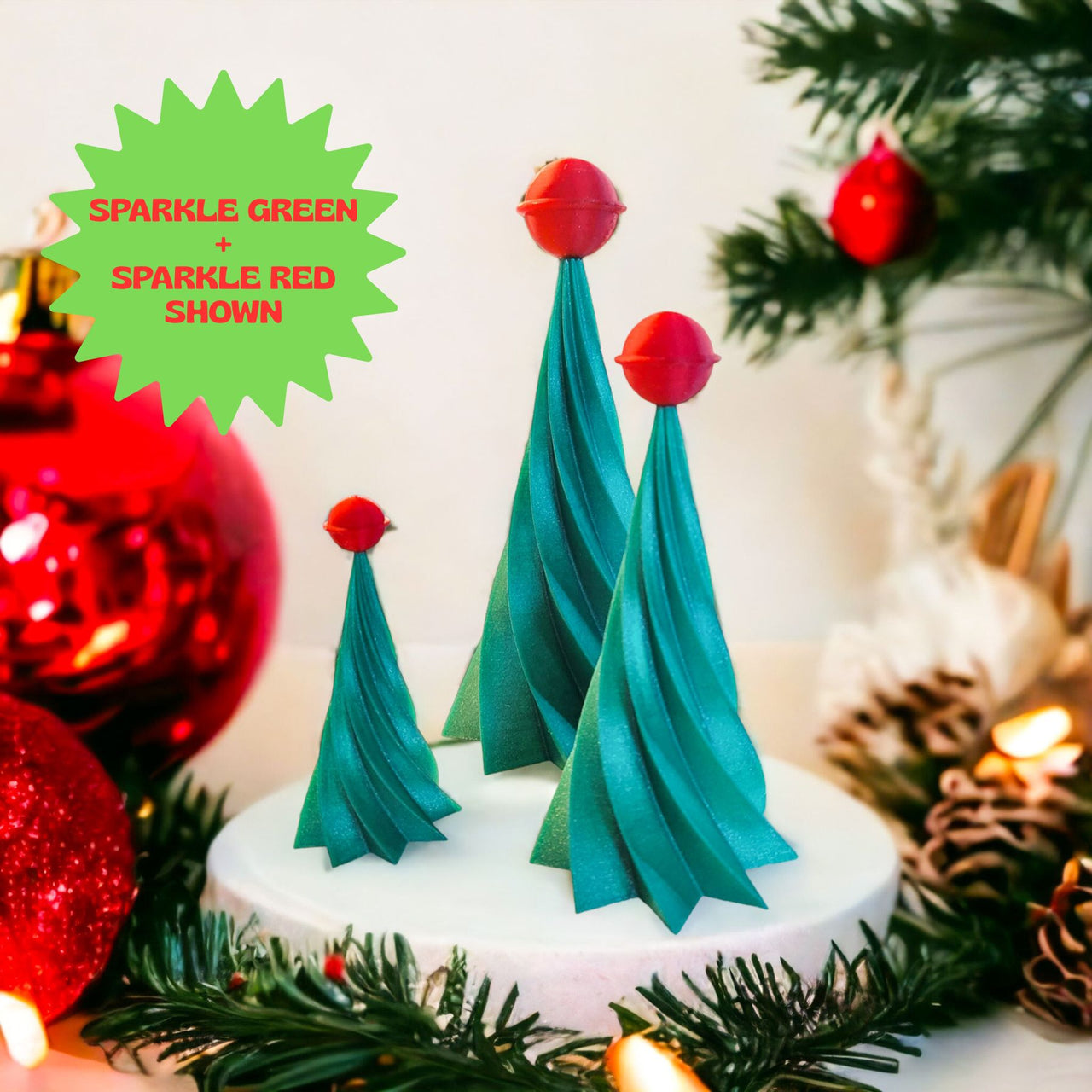 Midcentury Modern Space Age Inspired Holiday Trees