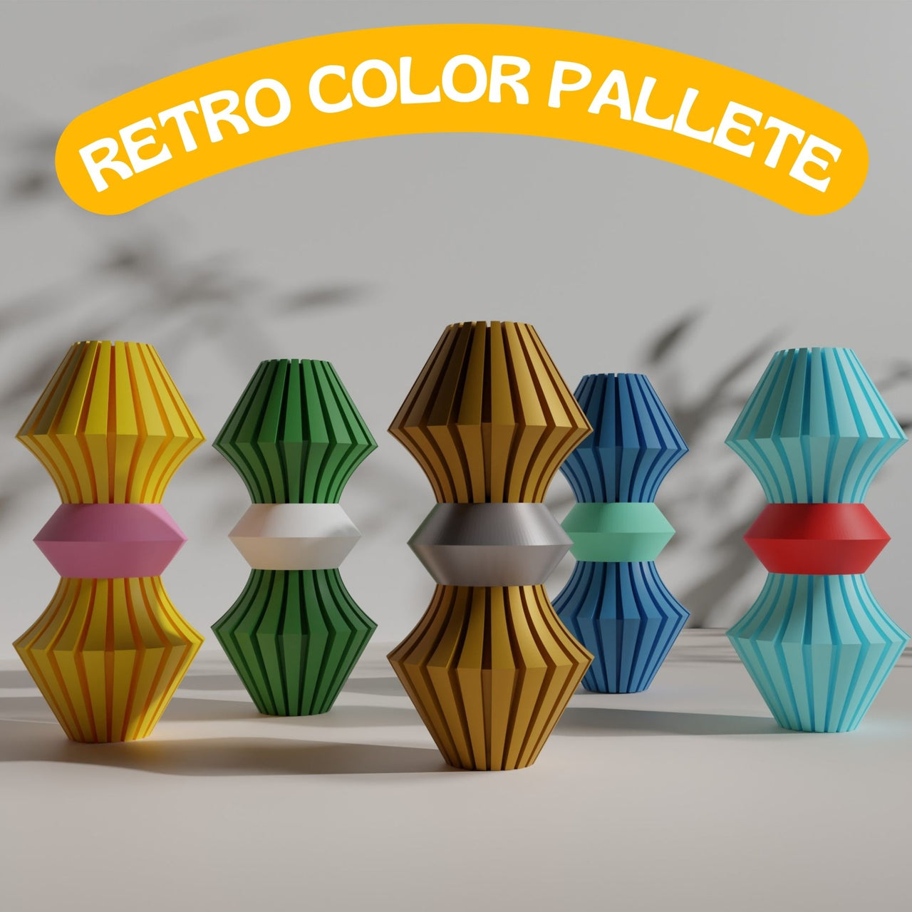 Retro Space Age Kairo Minimalist Vase