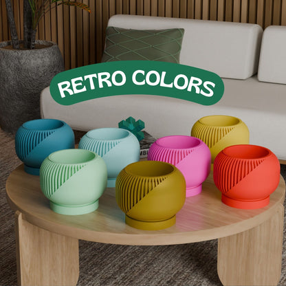 Nevron Space Age Minimalist Planter