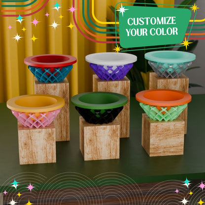 Retro Minimalist Space Age Nova Nest Decorative Bowl