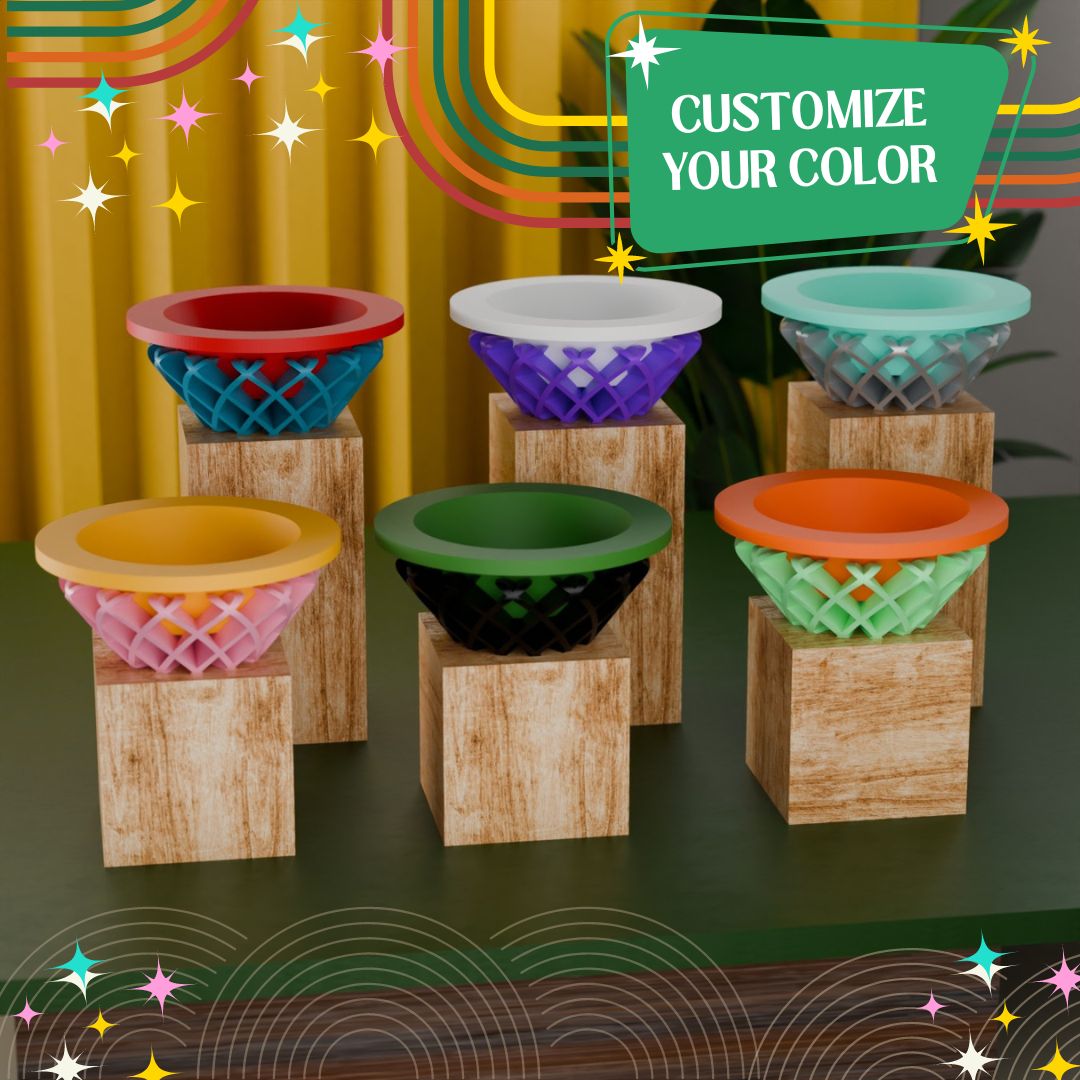 Retro Minimalist Space Age Nova Nest Decorative Bowl