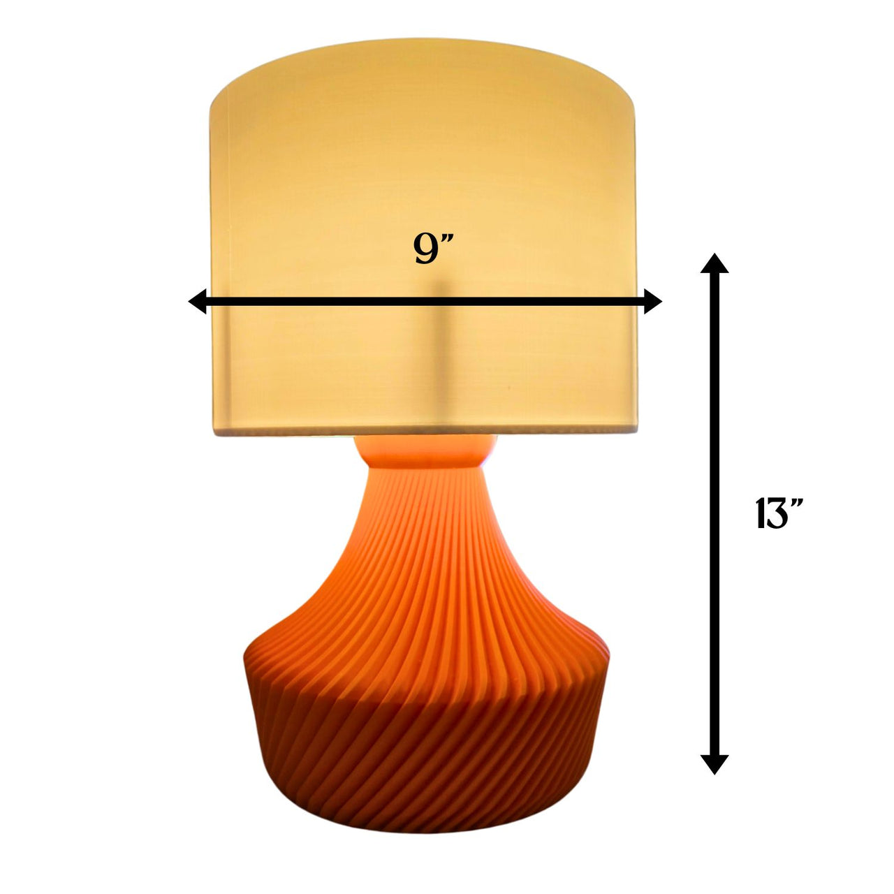 The Kallax Space Age Mid Century Modern Twist Lamp