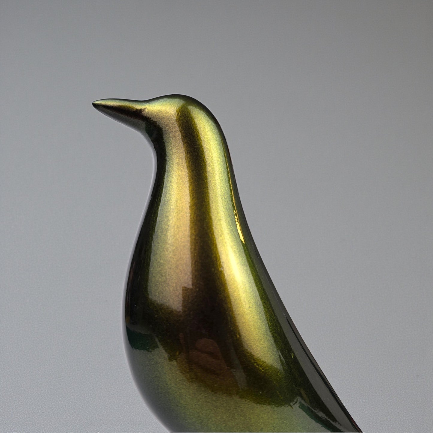 Mid Century Mondern Minimalist Bird Sculpture PlasmaGloss VULCAN GOLD
