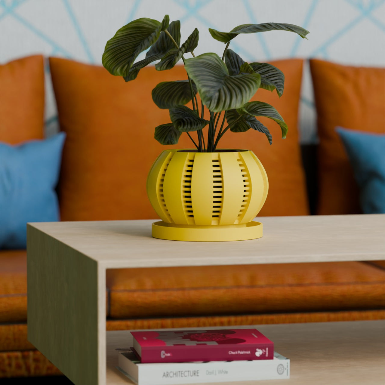 Akino Open Design Minimalist Space Age Planter