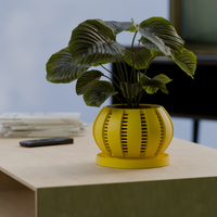 Akino Open Design Minimalist Space Age Planter