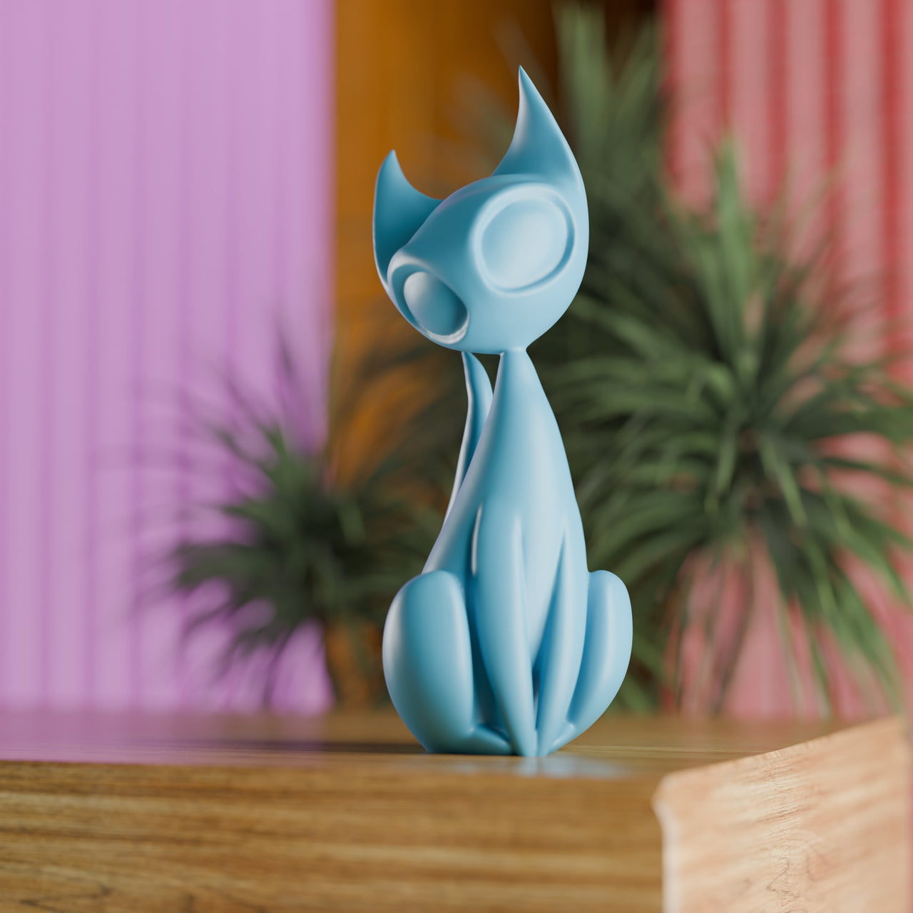Atomic Cat Sculpture