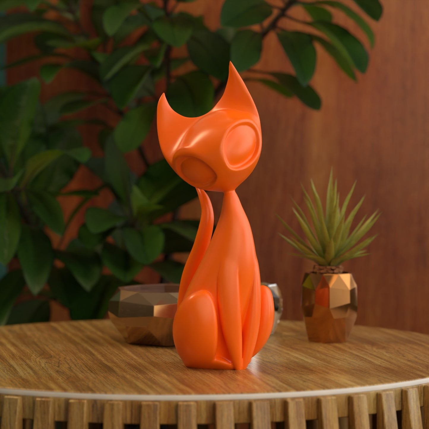 Atomic Cat Sculpture