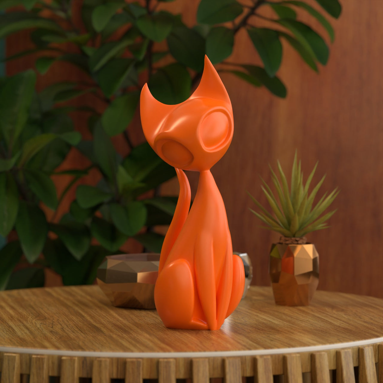 Atomic Cat Sculpture