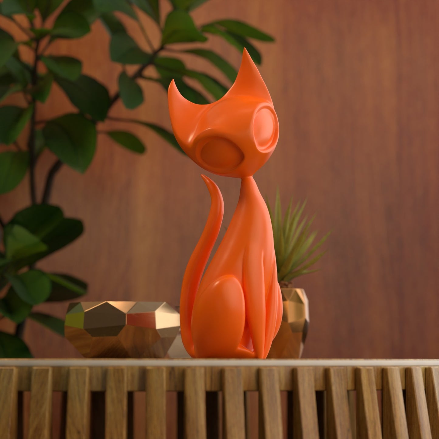 Atomic Cat Sculpture