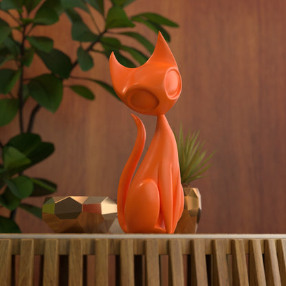 Atomic Cat Sculpture