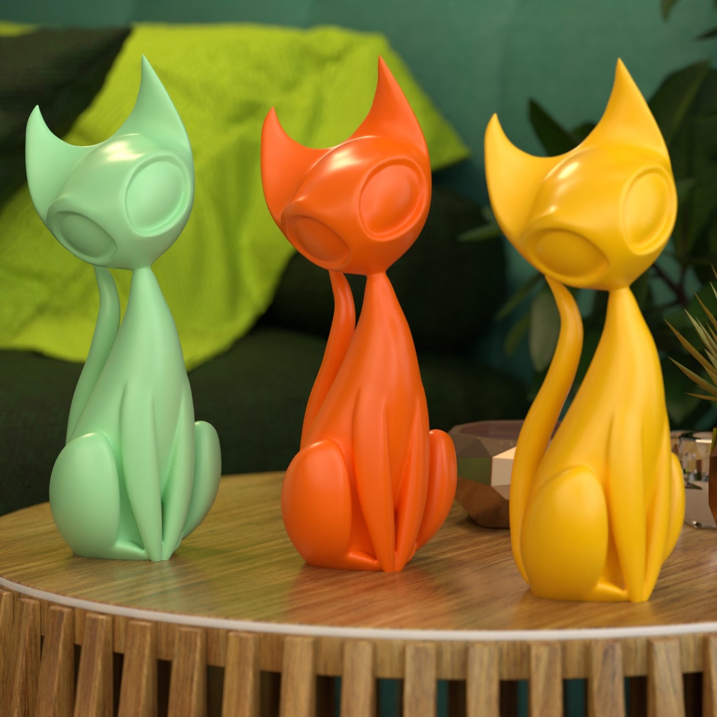 Atomic Cat Sculpture