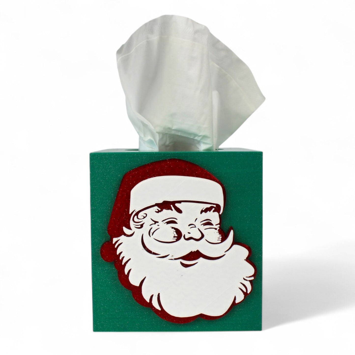 Retro Santa Claus Tissue Box Cover
