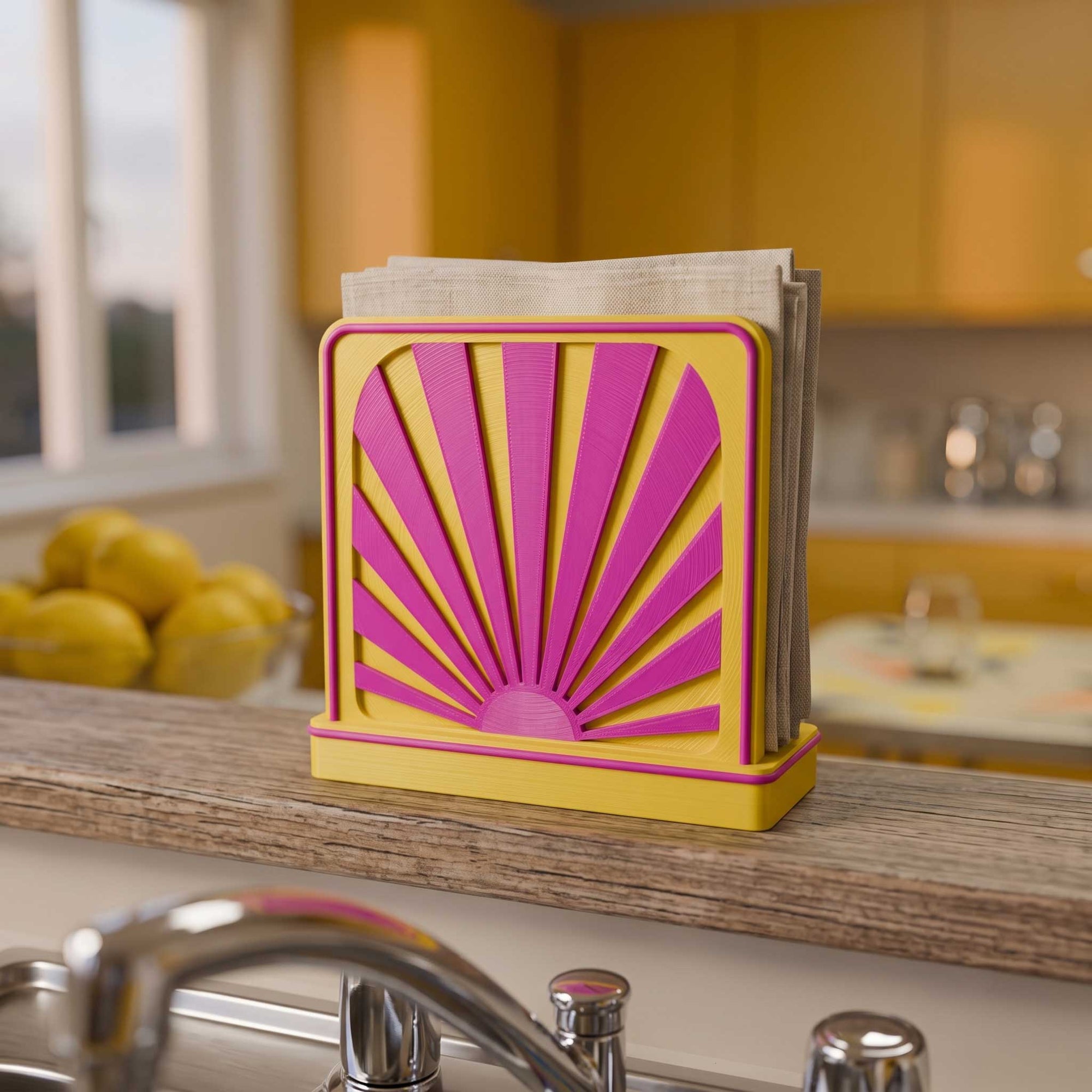 Atomic Sunrise Napkin Holder