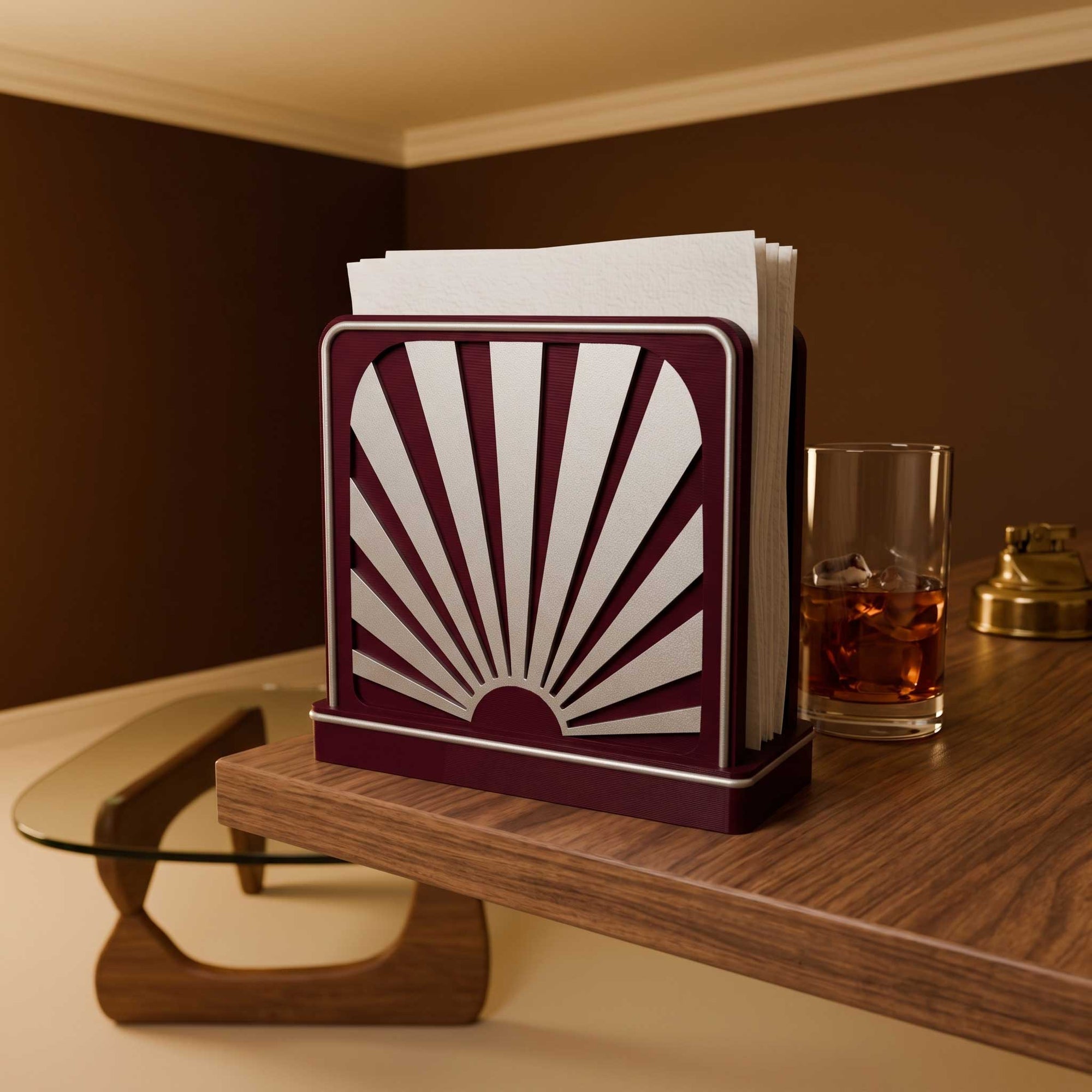 Atomic Sunrise Napkin Holder