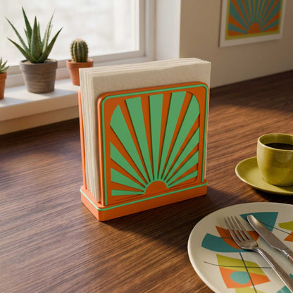 Atomic Sunrise Napkin Holder