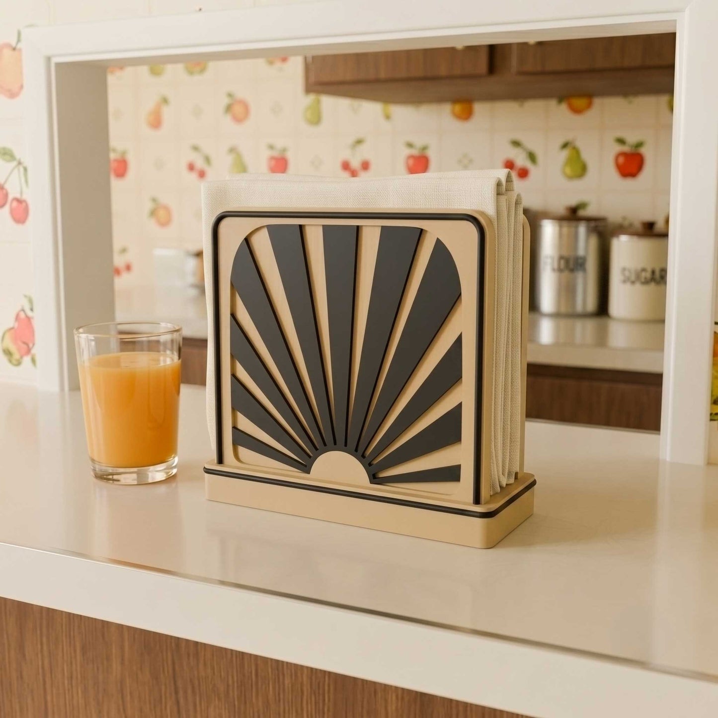 Atomic Sunrise Napkin Holder