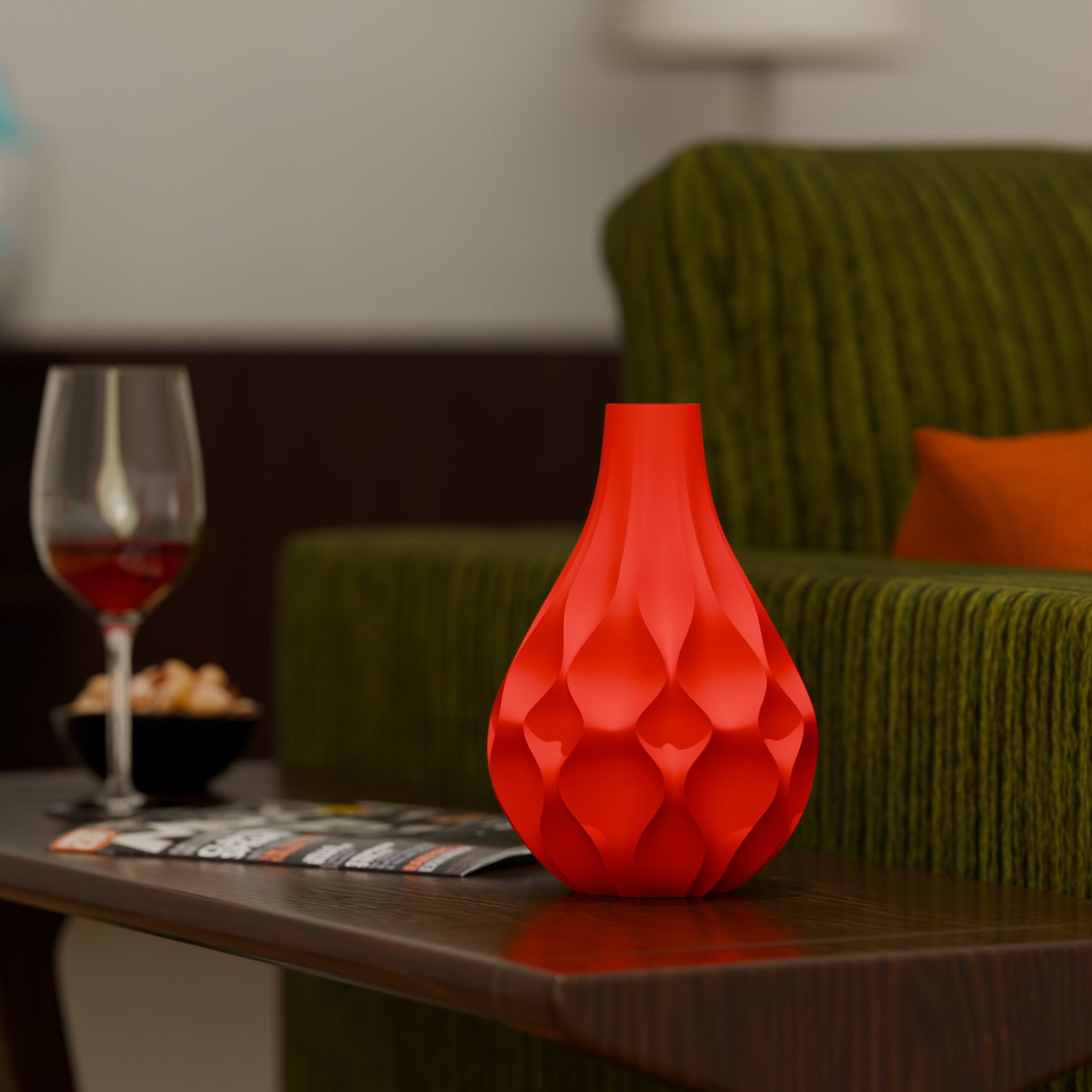 Aventis Wavy Space Age Vase